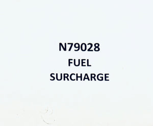 N79028 fuel surcharge - $5 PER HOUR ($.50 per tenth).