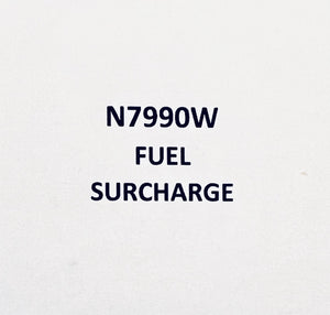 N7990W Fuel surcharge - $5.00 per hour ($.50 per tenth)