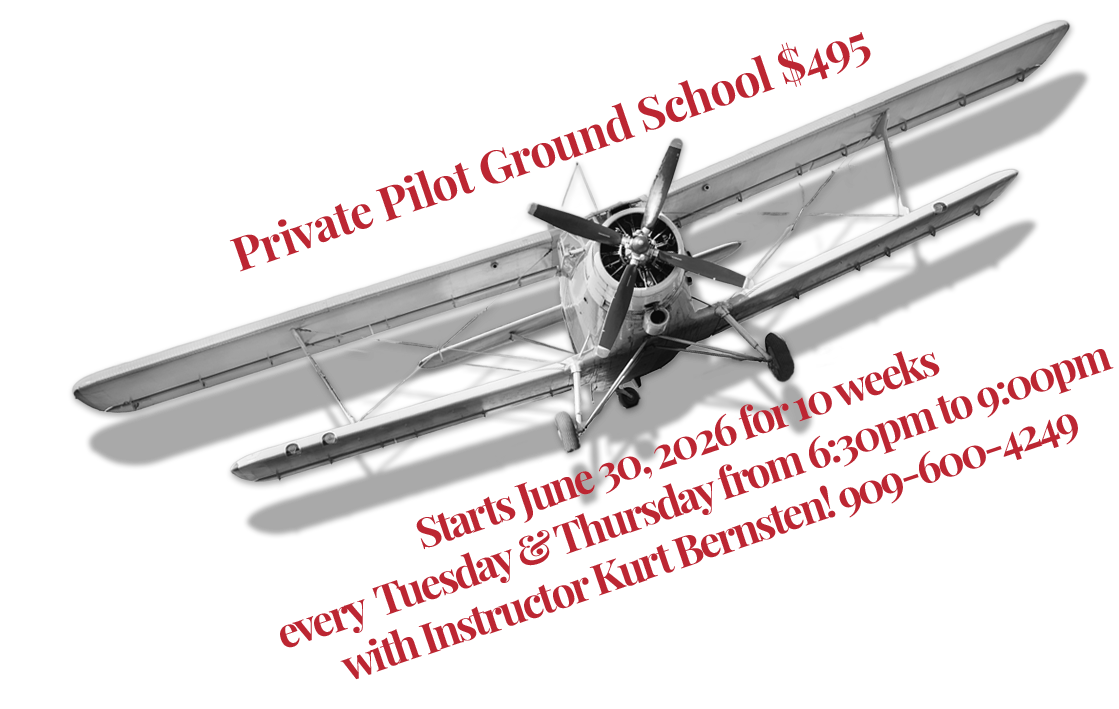 Private Pilot Ground School starts June 30, 2026